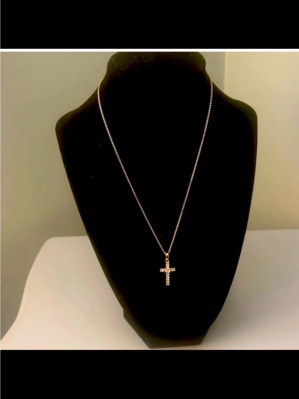 Mia Fiore Sterling Silver Cross Necklace